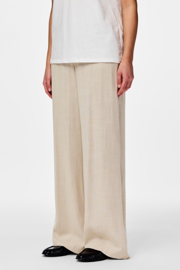 Pieces Broek PCVINSTY HW WIDE PANTS 17162584 SILVER LINING