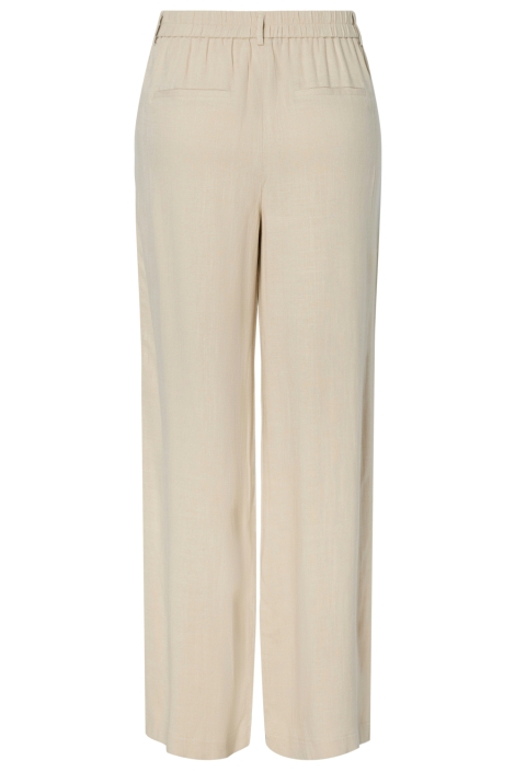Pieces beige dames broek | Achteraanzicht