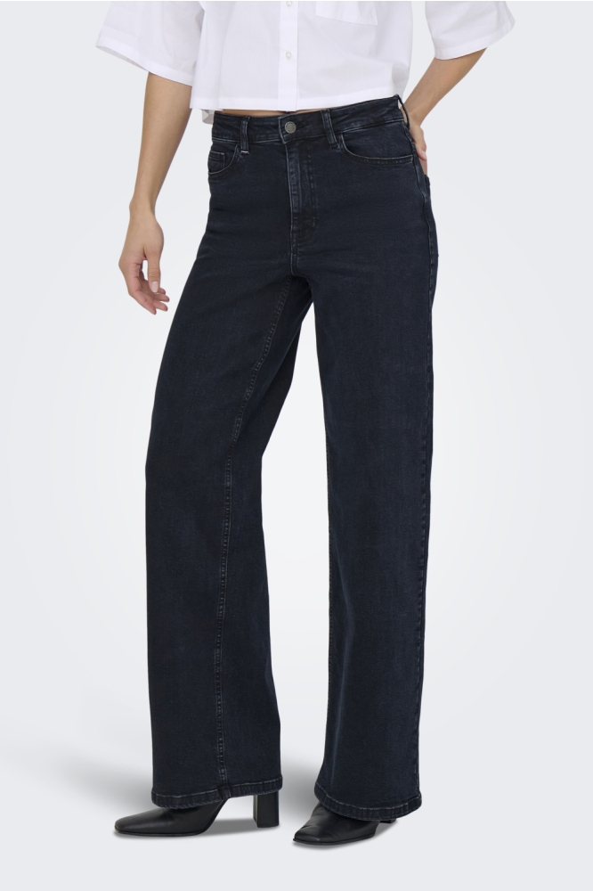 Jacqueline de Yong blauwe dames jeans | Model vooraanzicht