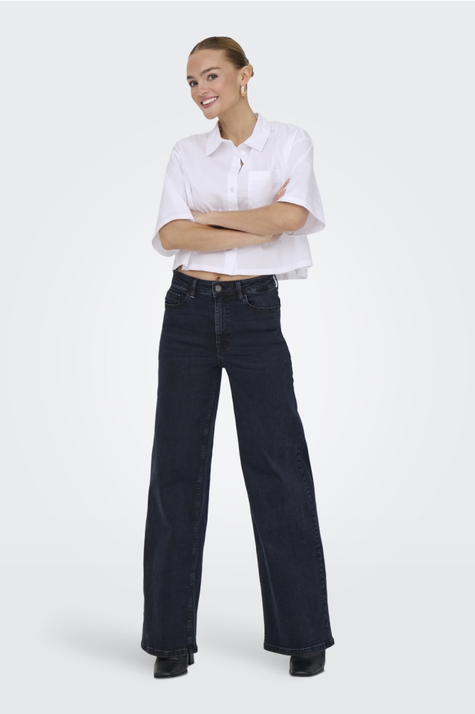 Jacqueline de Yong blauwe dames jeans | Model