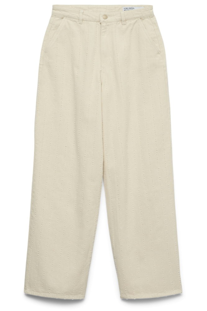Vero Moda beige dames jeans | Vooraanzicht