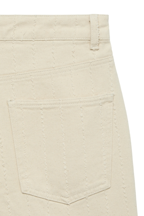 Vero Moda gele dames jeans | Close up