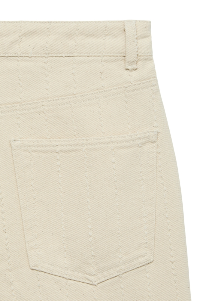 Vero Moda gele dames jeans | Close up
