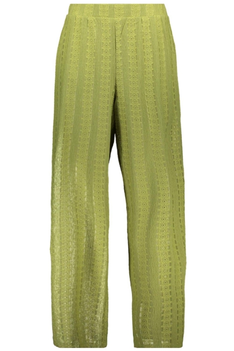 Vero Moda groene dames broek | Vooraanzicht