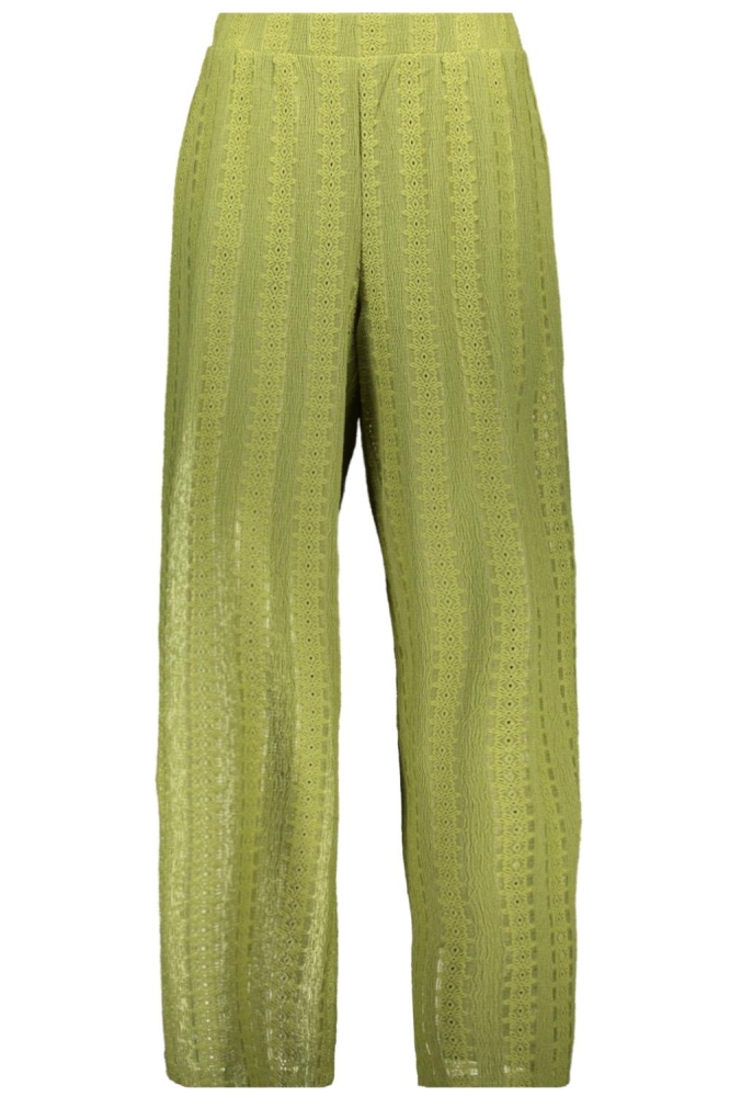 Vero Moda groene dames broek | Vooraanzicht