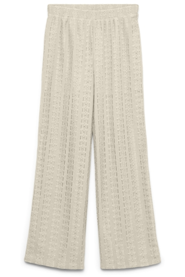Vero Moda Broek VMCASSANDRA HW WIDE PANTS JRS 10344429 Birch