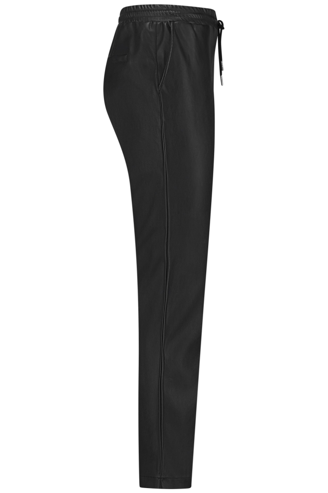 Red Button zwarte dames broek | Zijaanzicht