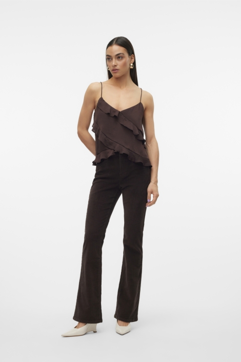 Vero Moda bruine dames jeans | Model