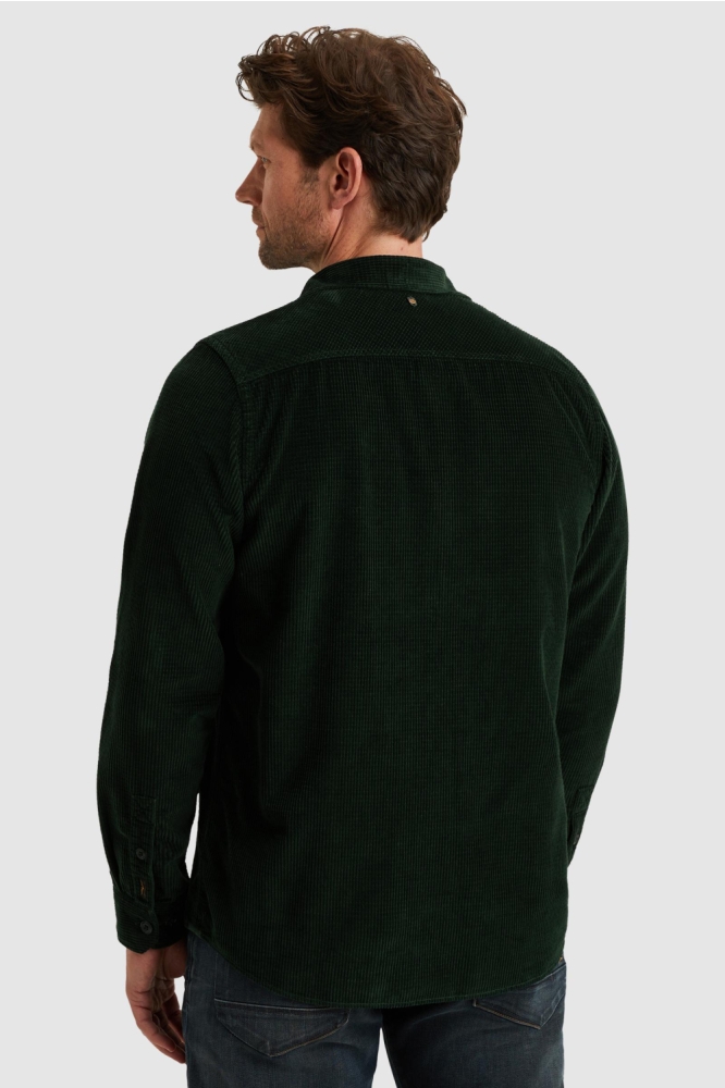 PME legend groene heren overhemd | Model achteraanzicht