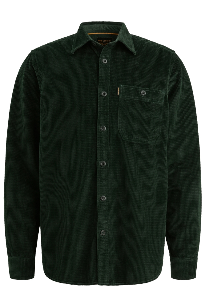 PME legend groene heren overhemd | Vooraanzicht