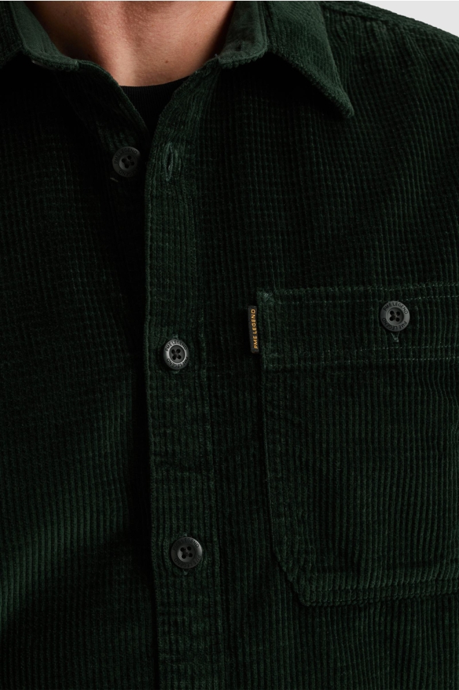 PME legend groene heren overhemd | Close up