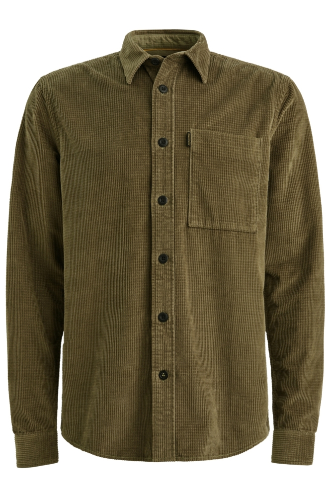 PME legend groene heren overhemd | Vooraanzicht