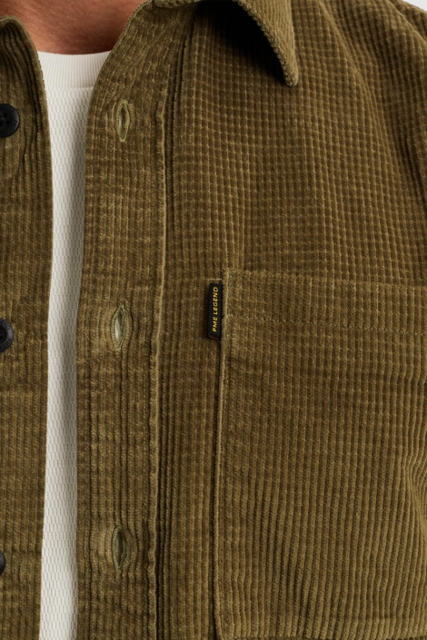 PME legend groene heren overhemd | Close up