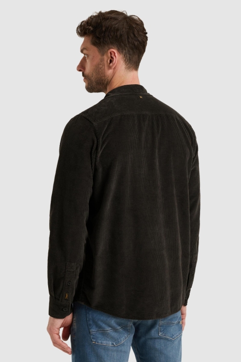 PME legend grijze heren overhemd | Model achteraanzicht