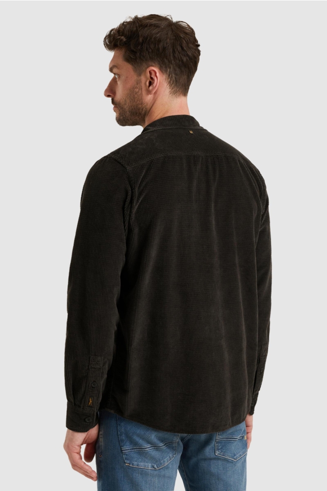 PME legend grijze heren overhemd | Model achteraanzicht