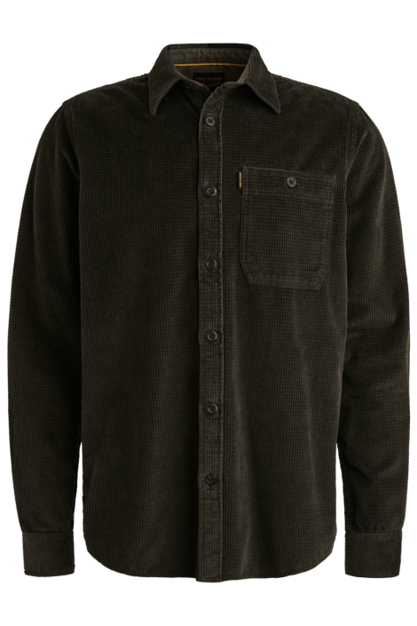 PME legend grijze heren overhemd | Vooraanzicht