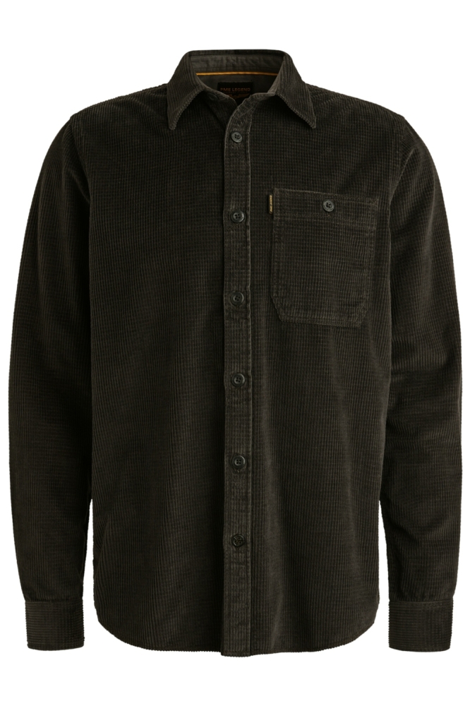 PME legend grijze heren overhemd | Vooraanzicht