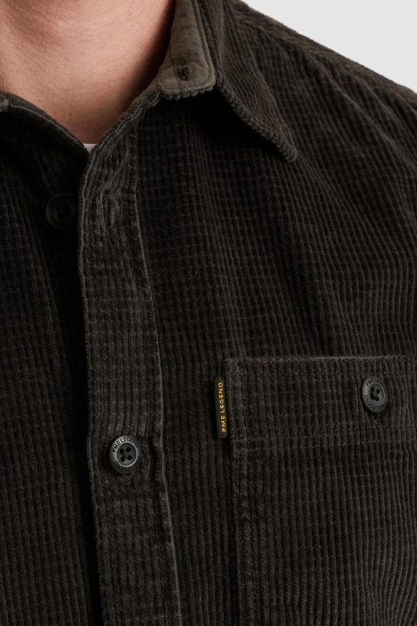 PME legend grijze heren overhemd | Close up