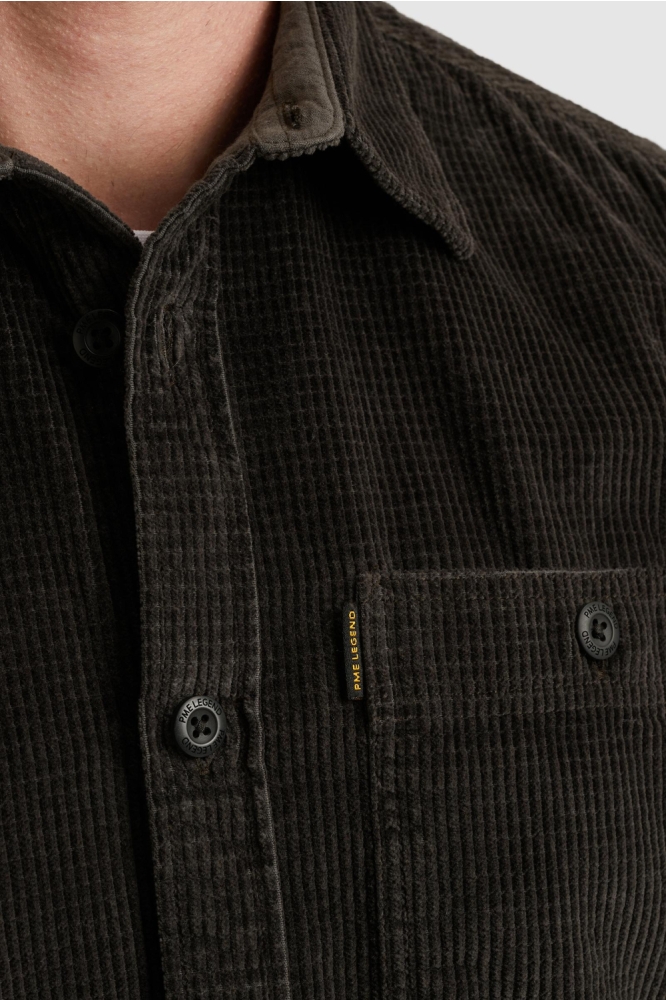 PME legend grijze heren overhemd | Close up