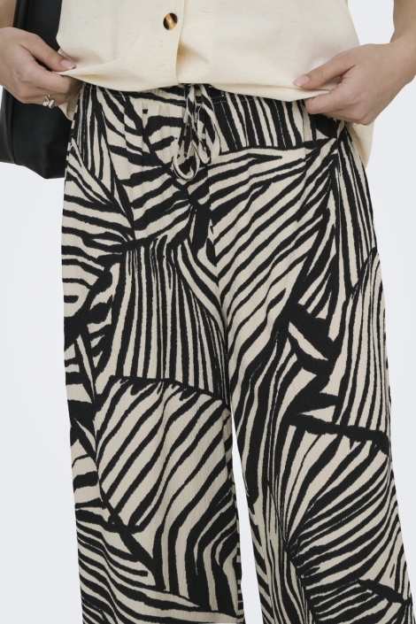 Jacqueline de Yong beige dames broek | Close up