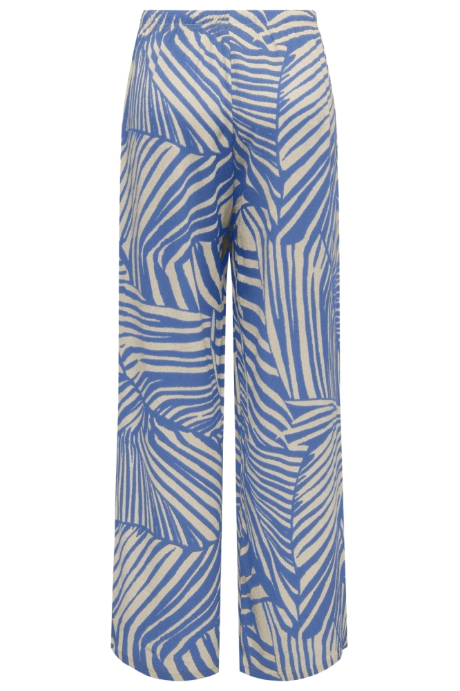 Jacqueline de Yong blauwe dames broek | Achteraanzicht