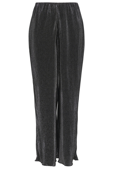 Jacqueline de Yong JDYVILMA LOOSE PANT JRS DIA 15359948 BLACK/ SILVER