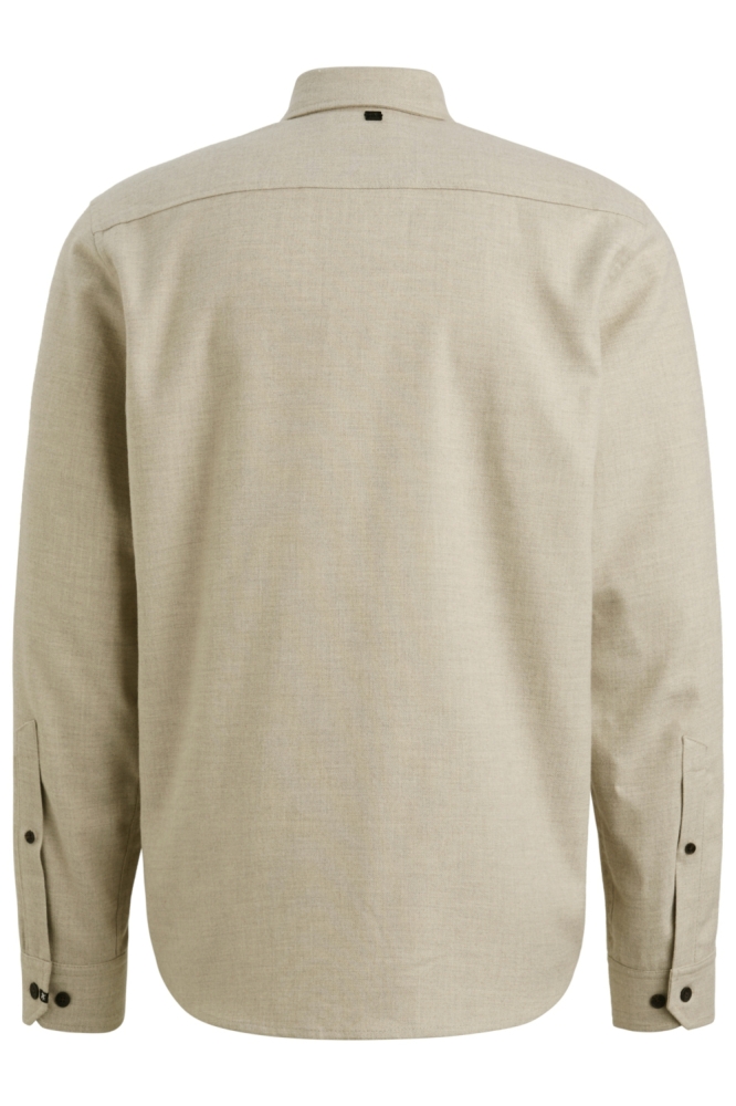 Vanguard beige heren overhemd | Achteraanzicht