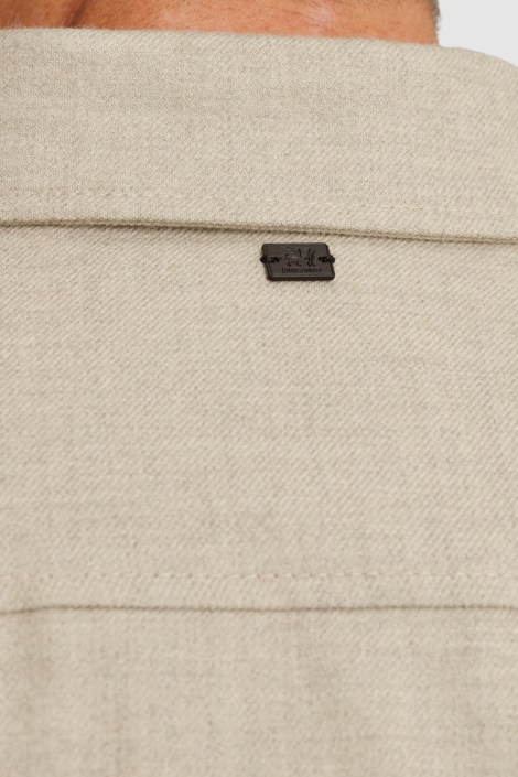 Vanguard beige heren overhemd | Unique Selling Point