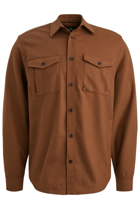 Vanguard camel heren overhemd | Vooraanzicht