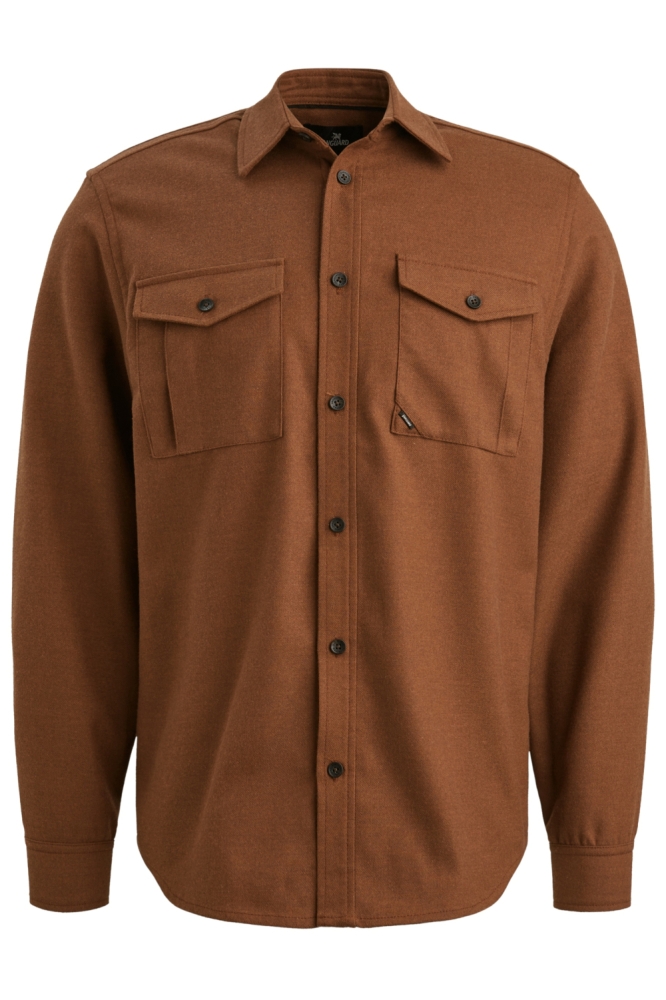 Vanguard camel heren overhemd | Vooraanzicht