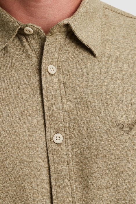 PME legend groene heren overhemd | Close up