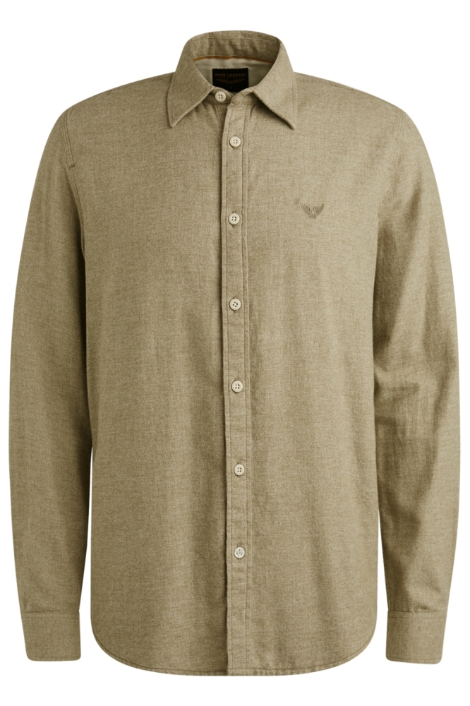 PME legend groene heren overhemd | Vooraanzicht