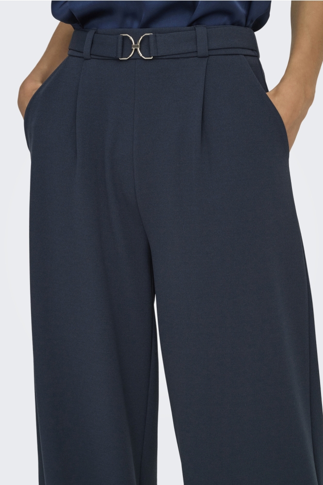 Jacqueline de Yong blauwe dames broek | Close up