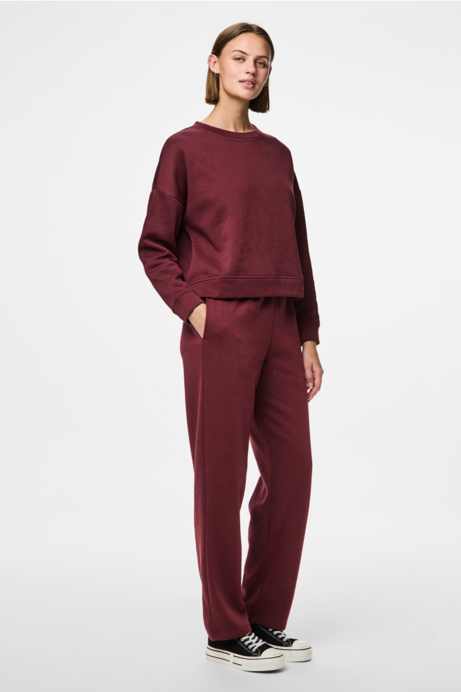 Pieces bordeaux dames broek | Model
