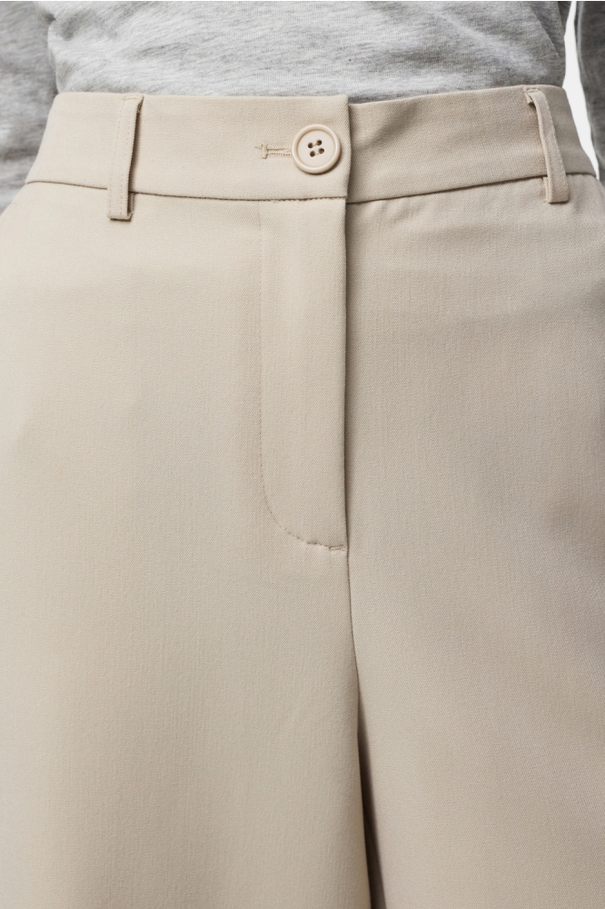 Pieces ecru dames broek | Close up