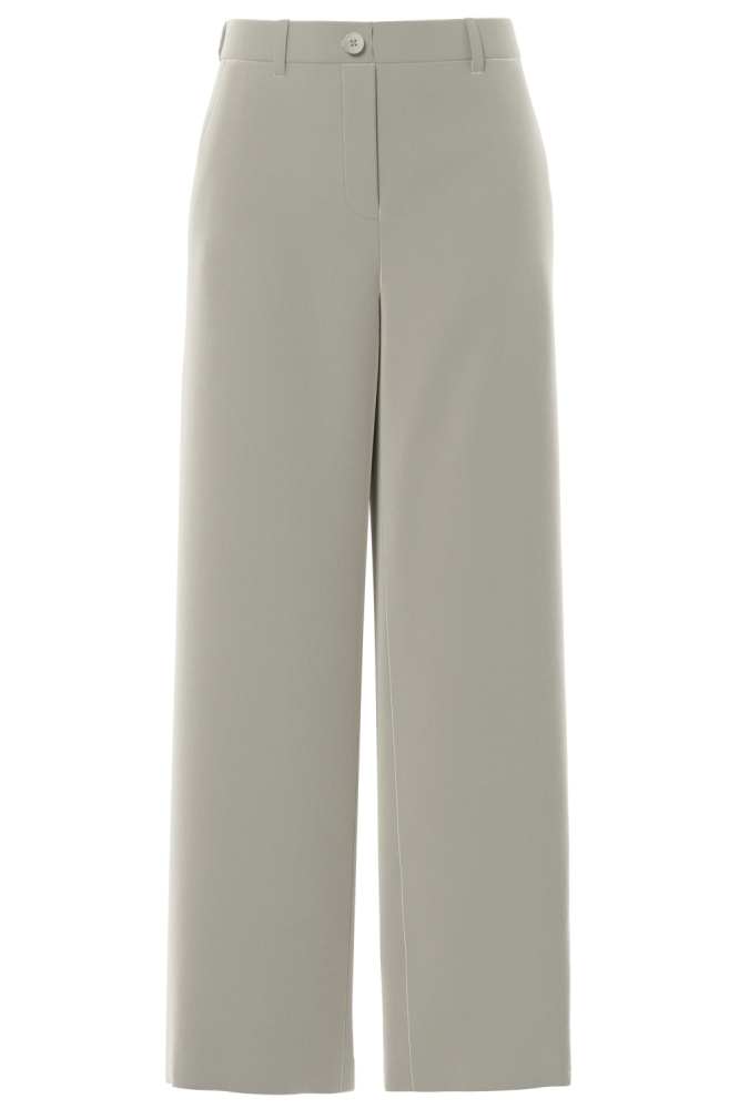 Pieces ecru dames broek | Vooraanzicht