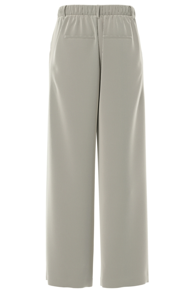 Pieces ecru dames broek | Achteraanzicht