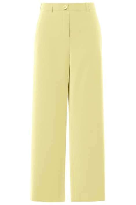 Pieces gele dames broek | Vooraanzicht
