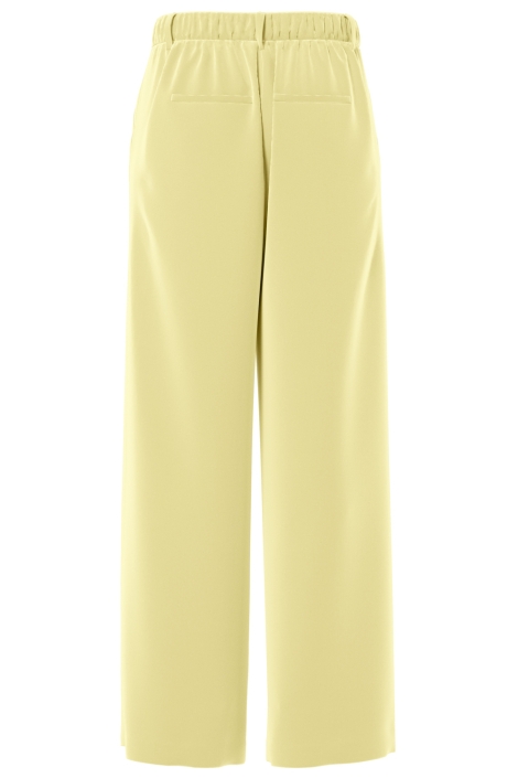 Pieces gele dames broek | Achteraanzicht