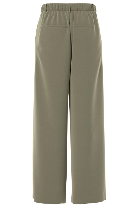 Pieces groene dames broek | Achteraanzicht