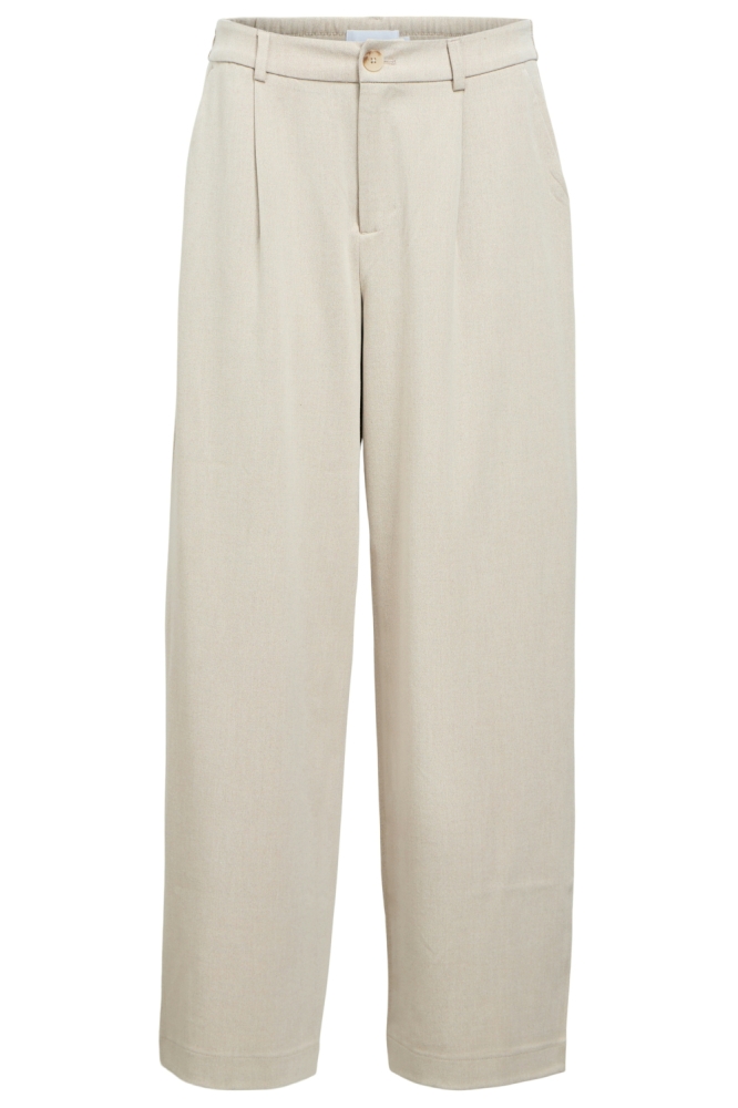 Object beige dames broek | Vooraanzicht