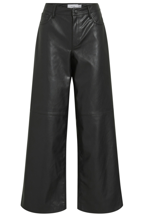 Vila zwarte dames broek | Vooraanzicht