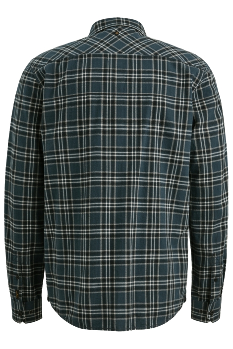 PME legend blauwe heren overhemd | Achteraanzicht