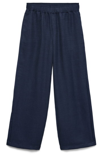 Vero Moda Broek VMMELANEY LS STRAIGH PANT TLR EXP 10349807 NAVY BLAZER