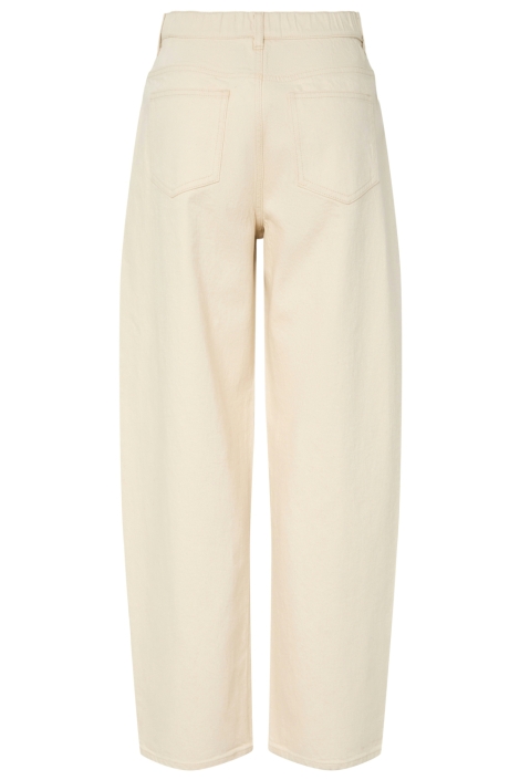 Pieces ecru dames jeans | Achteraanzicht