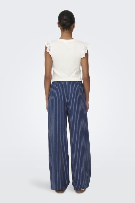Jacqueline de Yong blauwe dames broek | Model