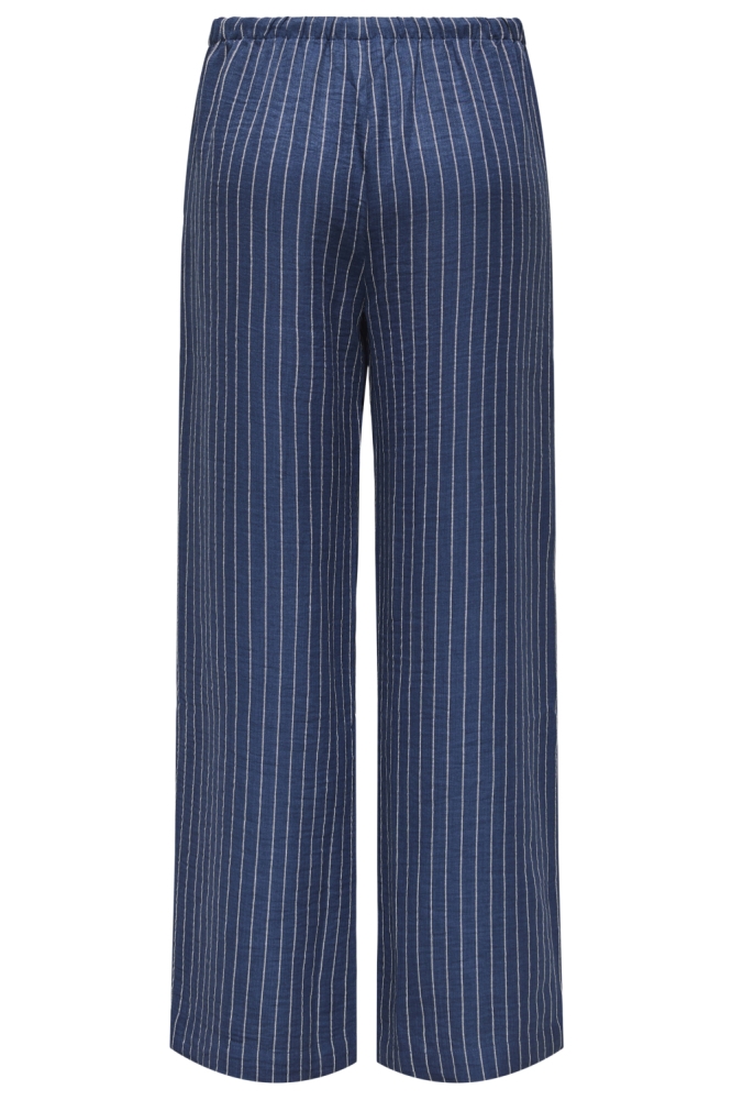 Jacqueline de Yong blauwe dames broek | Achteraanzicht