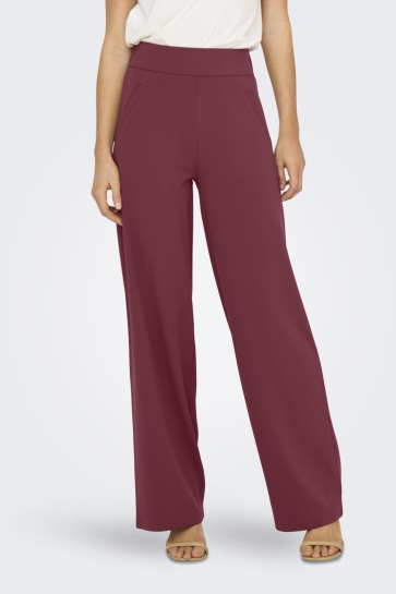 Jacqueline de Yong Broek JDYLOUISVILLE CATIA LIFE WD PNT JRS 15221238 Oxblood Red