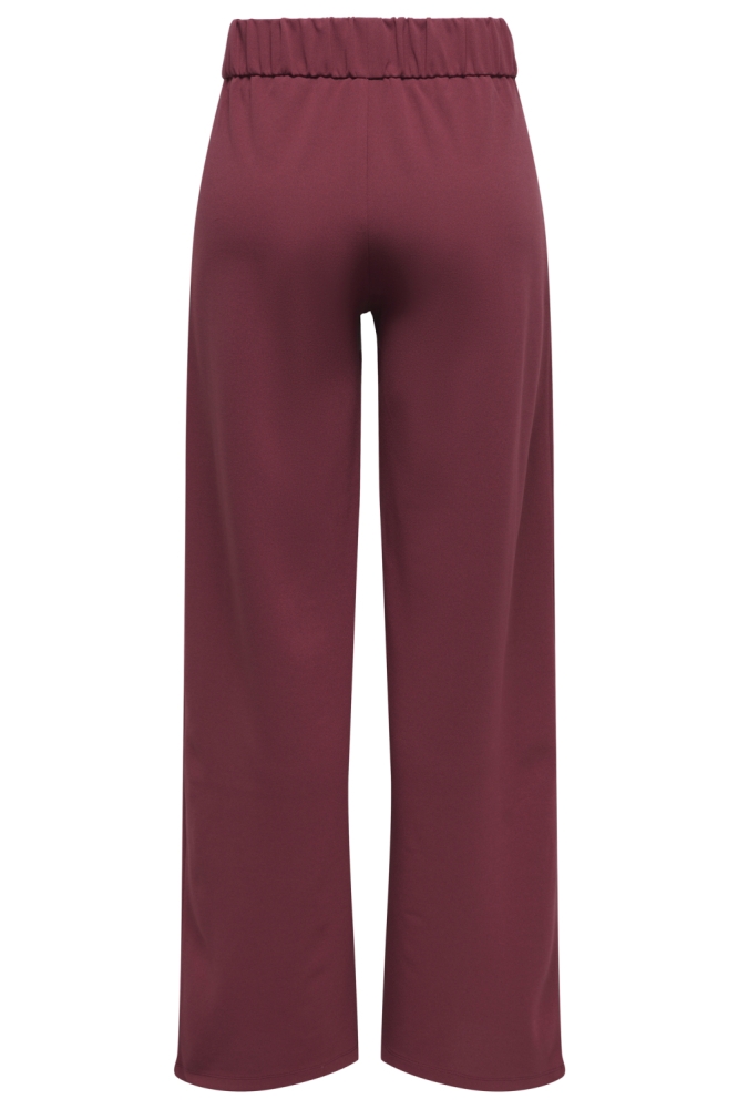 Jacqueline de Yong bordeaux dames broek | Achteraanzicht