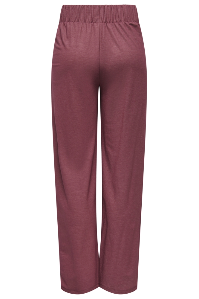 Jacqueline de Yong bordeaux dames broek | Achteraanzicht